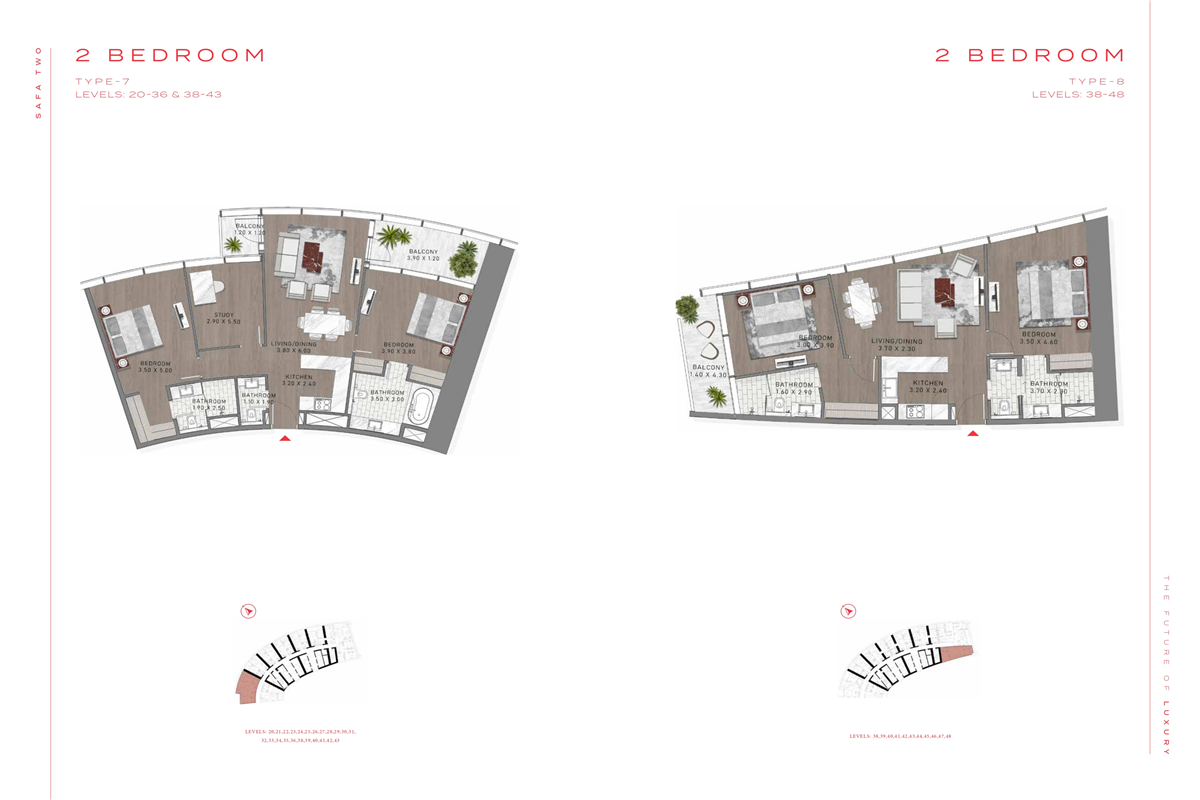 2 Bed Type 7 & 8